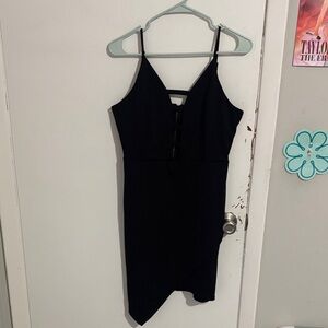 Junior's L Charlotte Russe Mini Dress - Cut-Out style in front